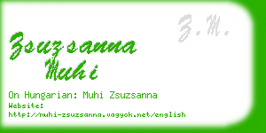 zsuzsanna muhi business card